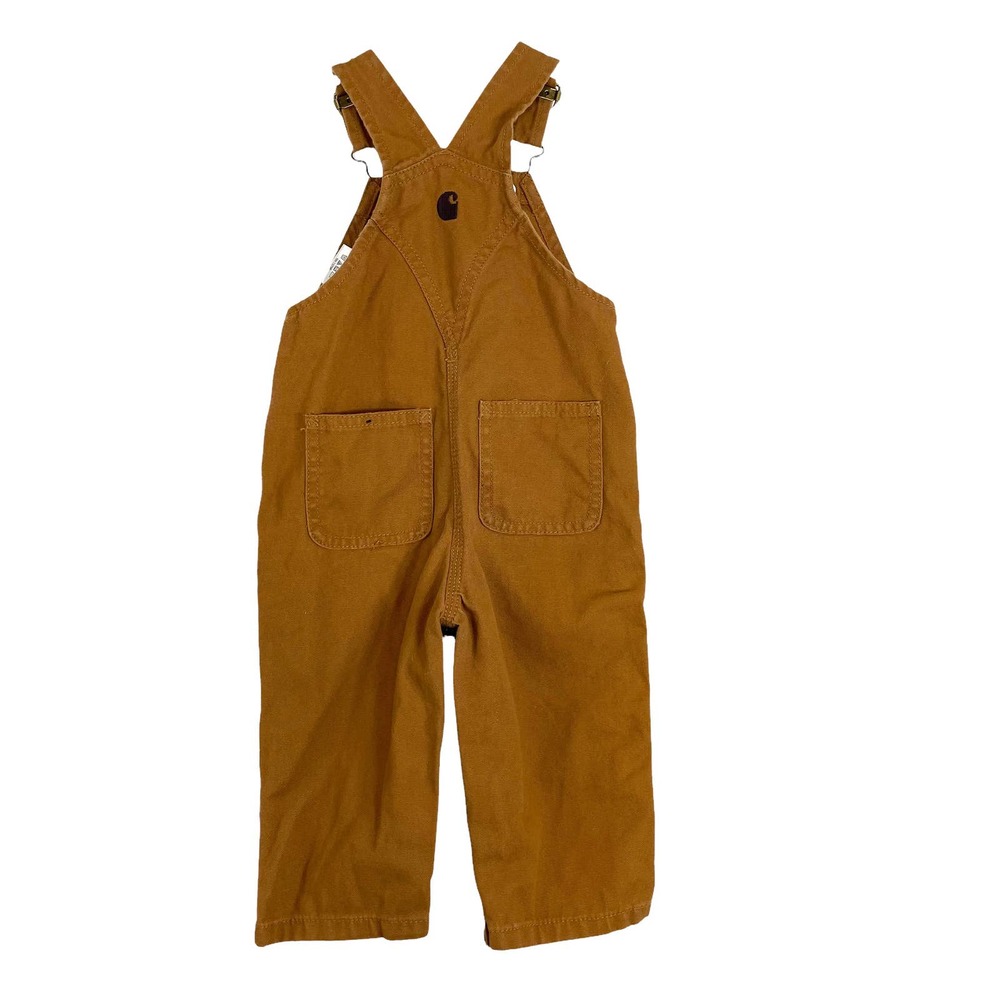 Carhartt Canvas Duck Bib Overall Sz 12M - Picture 4 of 7